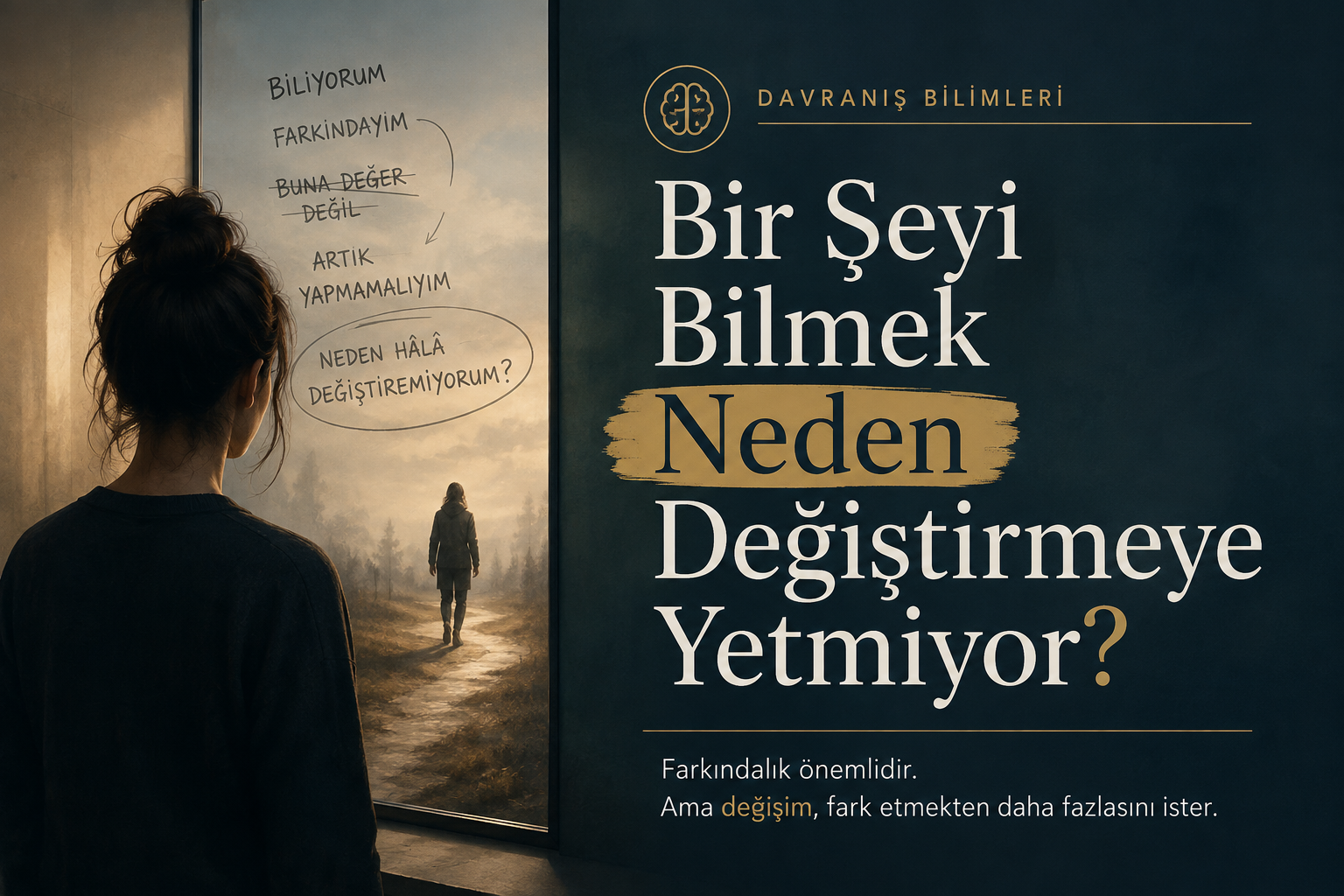 Bir Şeyi Bilmek Neden Değiştirmeye Yetmiyor?