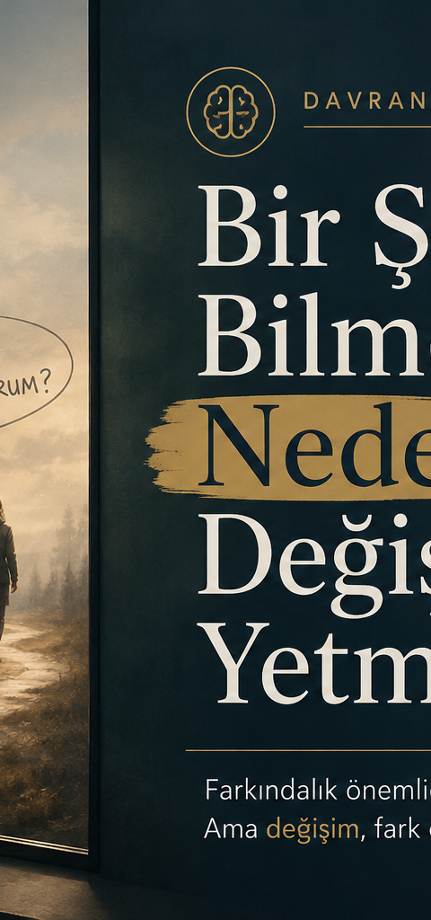 Bir Şeyi Bilmek Neden Değiştirmeye Yetmiyor?