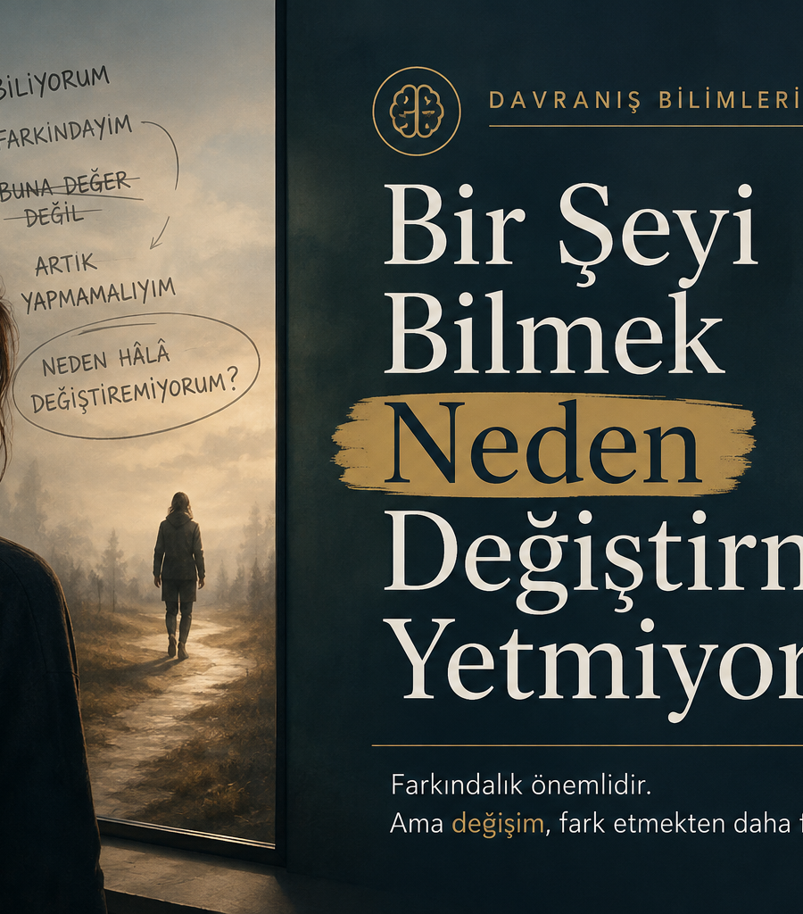 Bir Şeyi Bilmek Neden Değiştirmeye Yetmiyor?